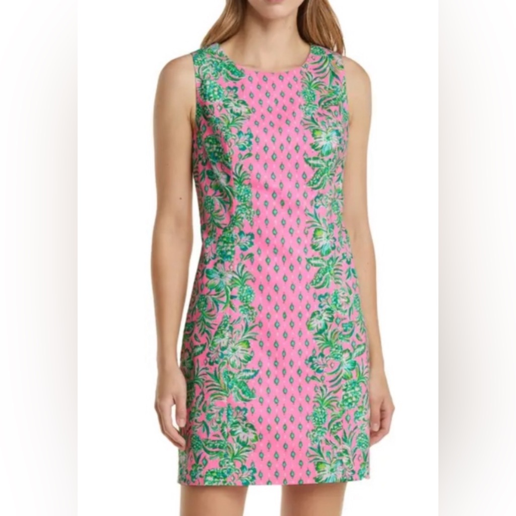 Lilly Pulitzer Mila Shift. Shandy Pink Oh Diamond Girl. Size 8.